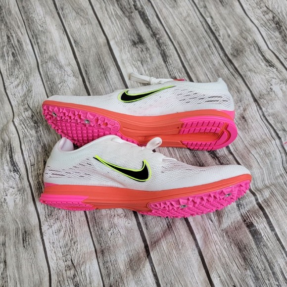 Nike Air Zoom Streak LT 4 Mens Sz 8.5 Rawdacious White/Pink DN1699-100 - Picture 7 of 9